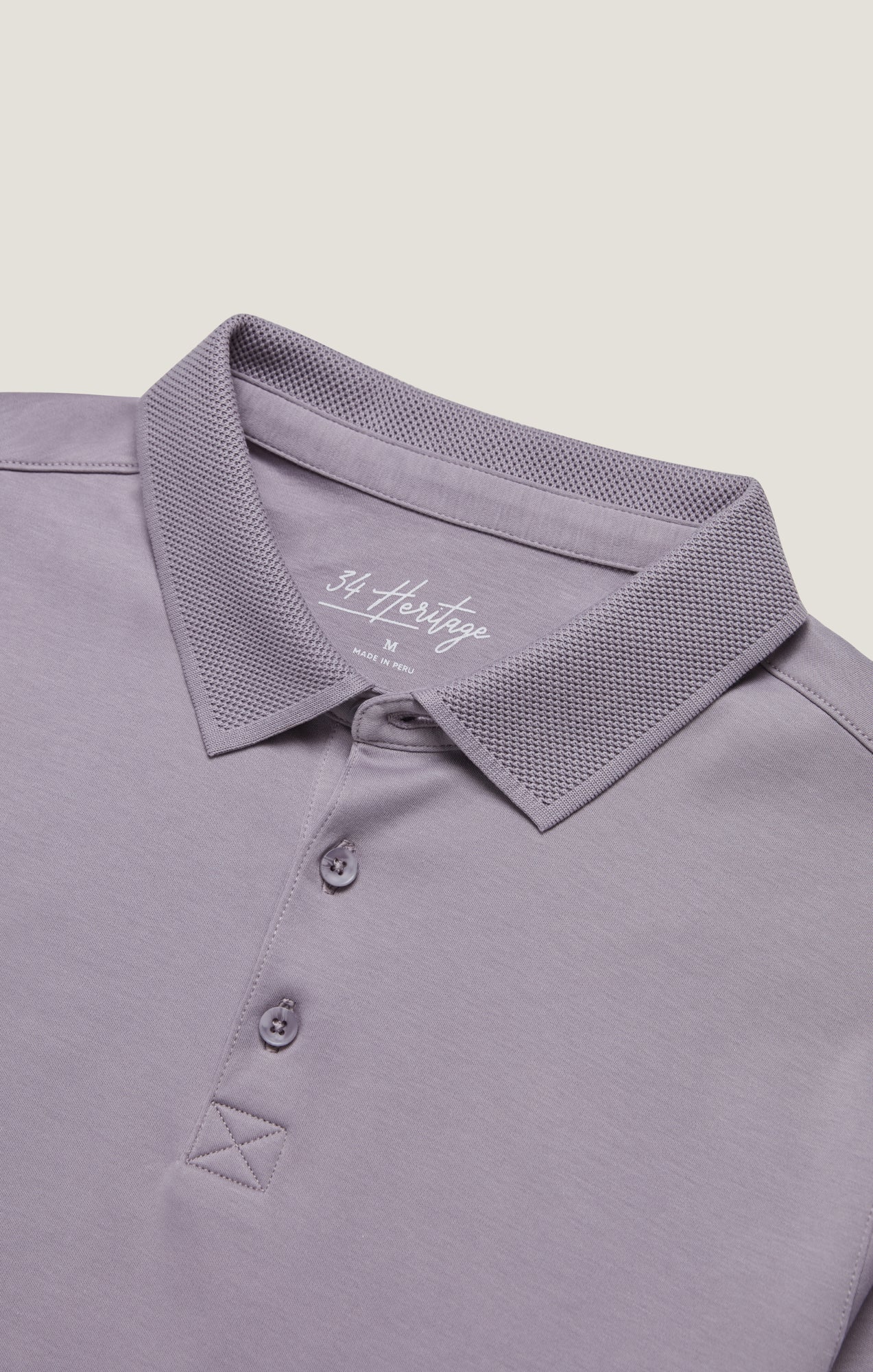34 Heritage - Polo T-Shirt - Lilac Dust