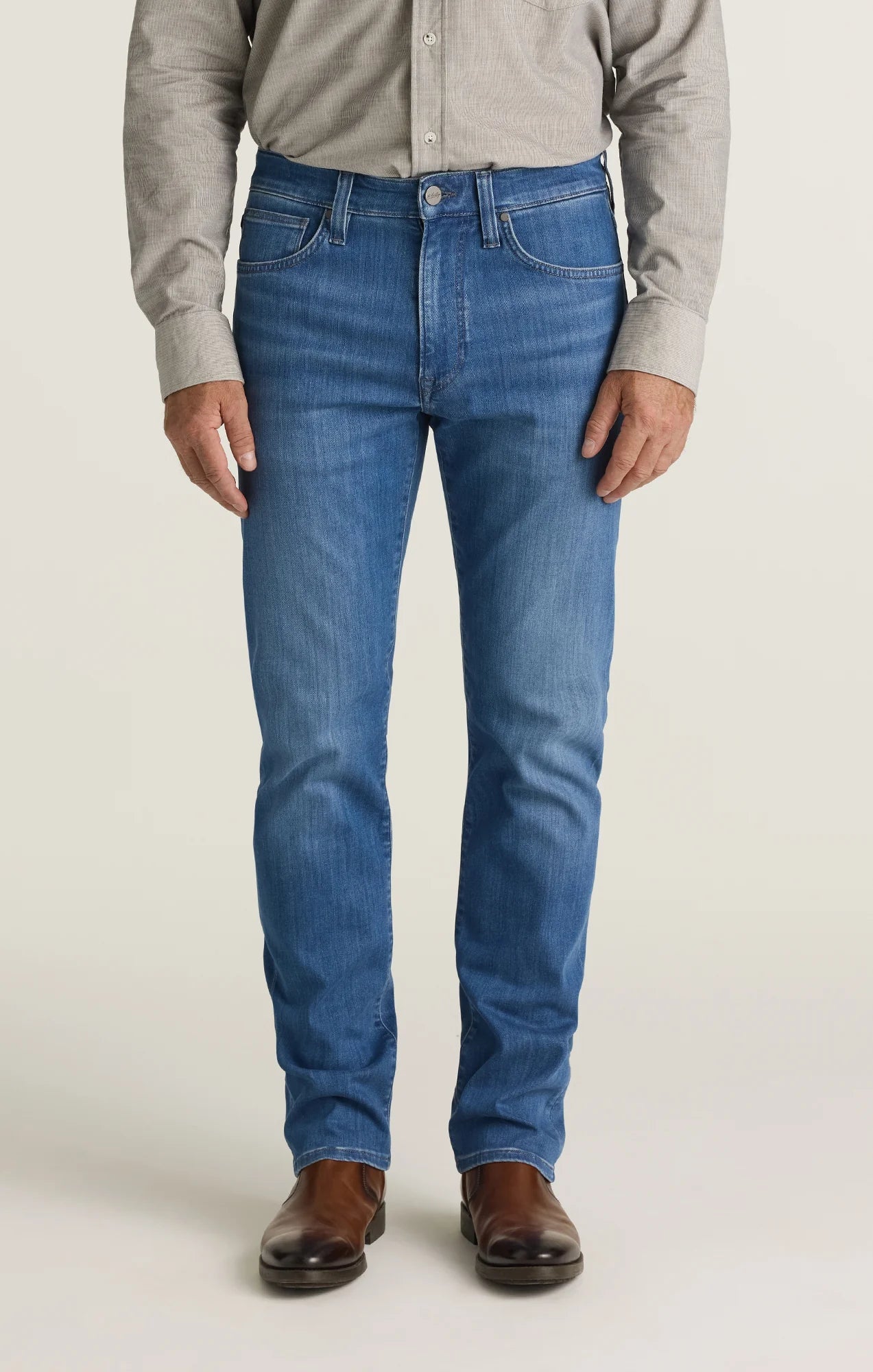 34 Heritage - Courage Straight Leg Jeans - Light Brushed Urban