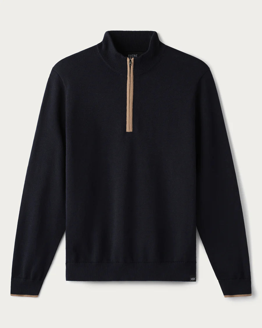 Rhone - Commuter 1/4 Zip Sweater - True Navy