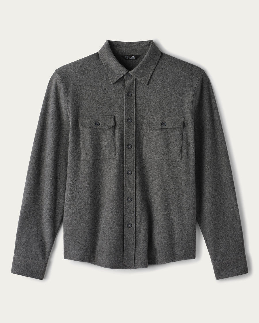 Rhone - Stowaway Overshirt - Asphalt Gray