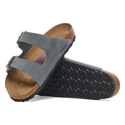 Birkenstock - Arizona Soft Footbed - Suede Leather - Basalt Gray