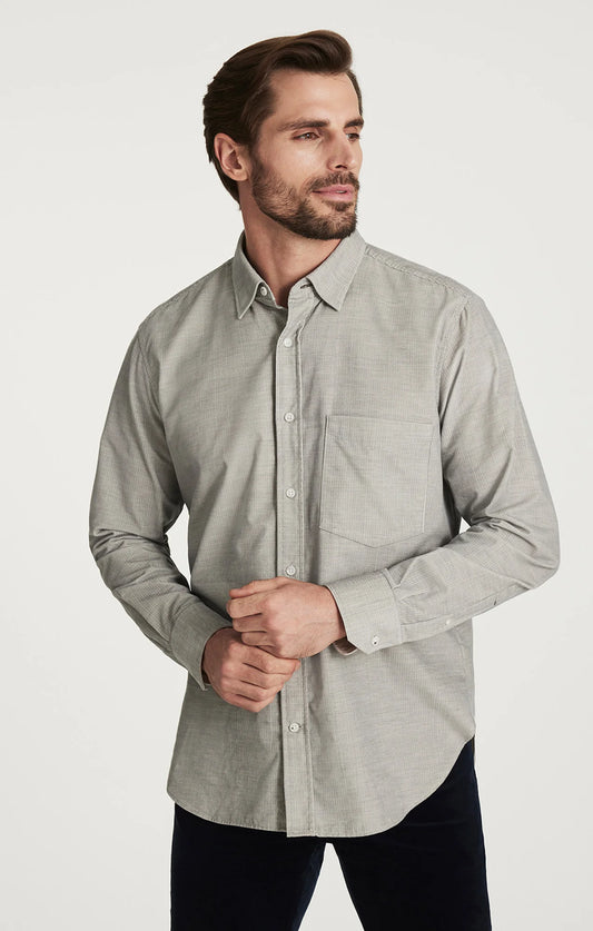 34 Heritage - Corduroy Pocket Shirt - Gray
