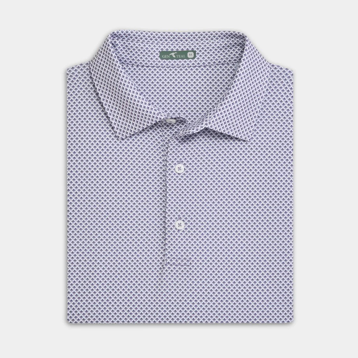 Genteal - Performance Polo - Purple Ash Prismatic