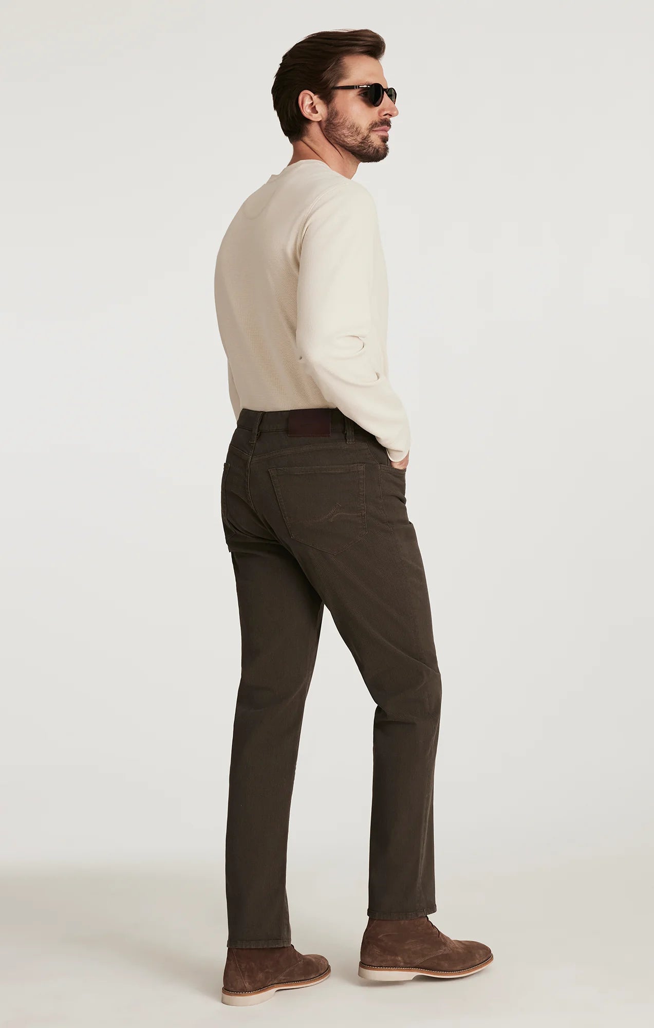 34 Heritage - Charisma Relaxed Straight Jeans - Brown Diagonal