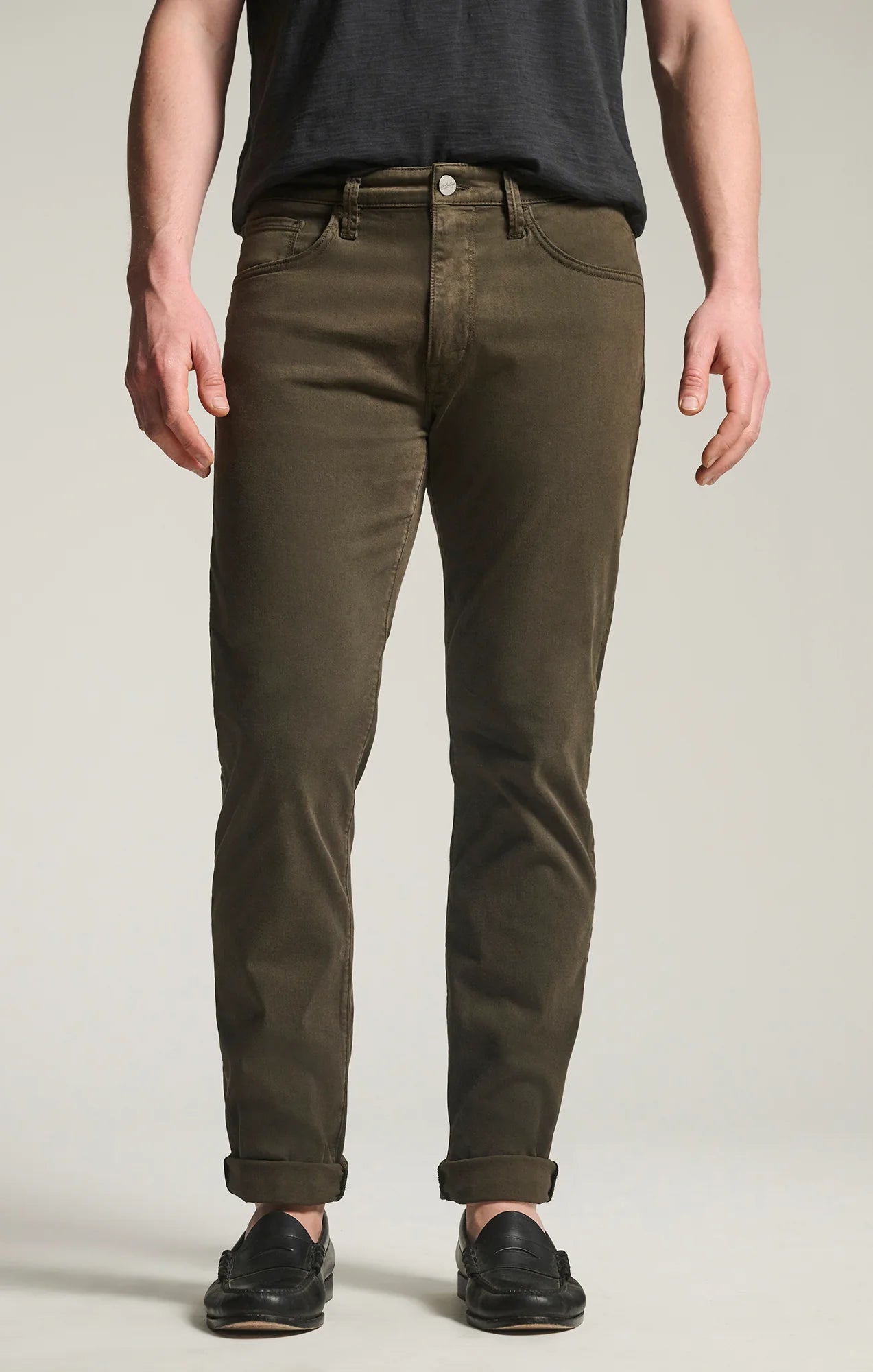 34 Heritage - Courage Straight Leg Pant - Cactus Green Twill