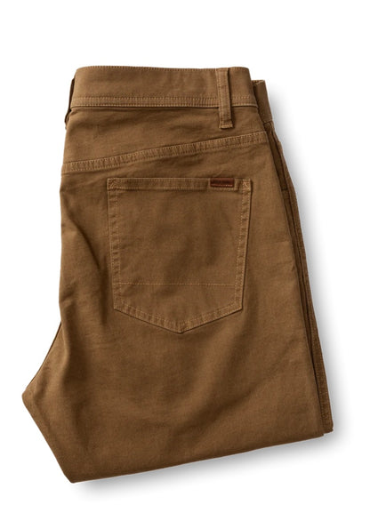 Duck Head - Pinpoint Canvas Five-Pocket Pant- Umber Brown