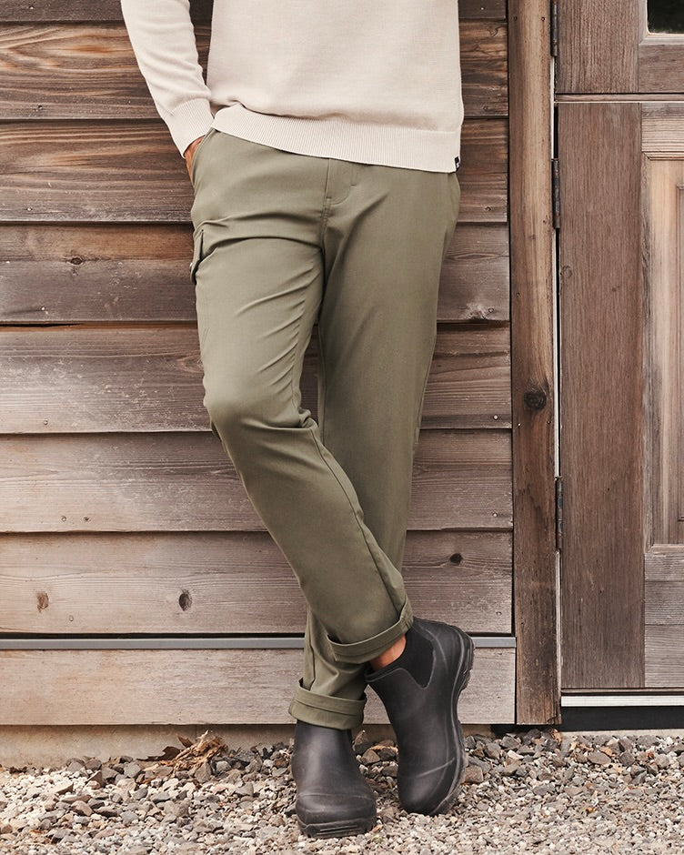 Rhone - Boathouse Cargo Pant - Lichen Green