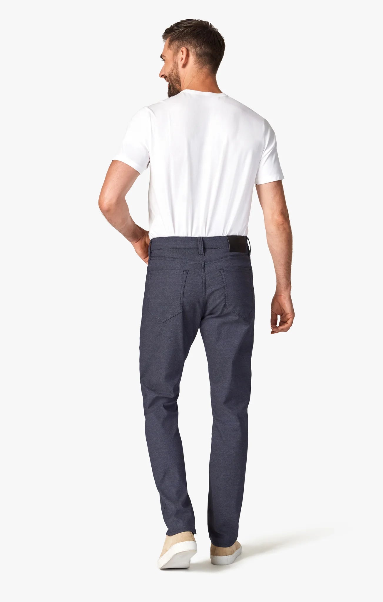 34 Heritage - Charisma Relaxed Straight Pant - Navy Coolmax
