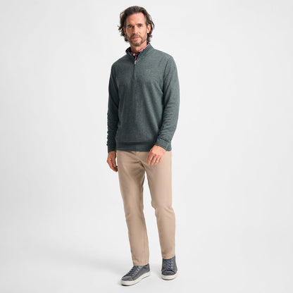 Genteal - Cotton Modal Quarter Zip - Charcoal