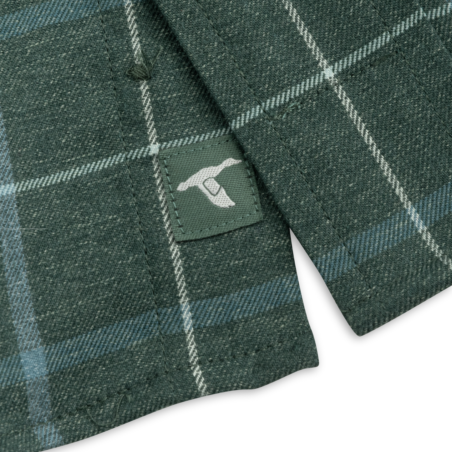 Genteal - Sawyer Untucked Performance Flannel - Lagoon