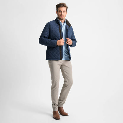 Genteal - Northpoint Quilted Coat - Navy