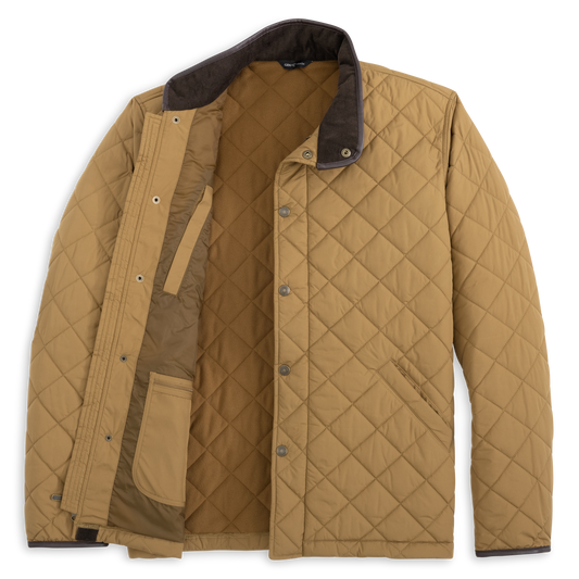 Genteal - Northpoint Quilted Coat - Pecan