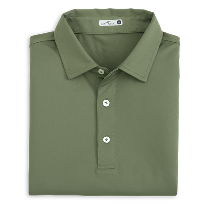 Genteal - Solid Performance Polo - Olive