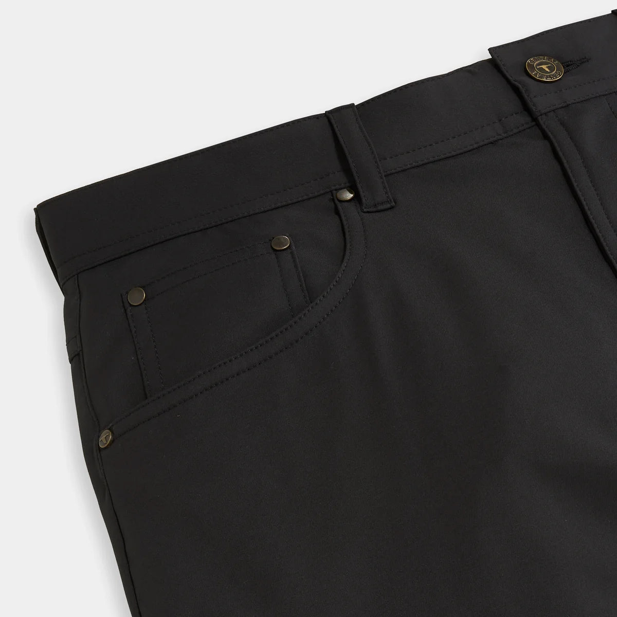 Genteal - Clubhouse Stretch 5-Pocket Pant - Black