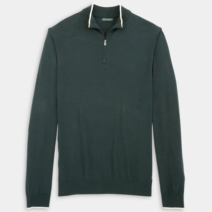Genteal - Mattson Quarter Zip - Caviar