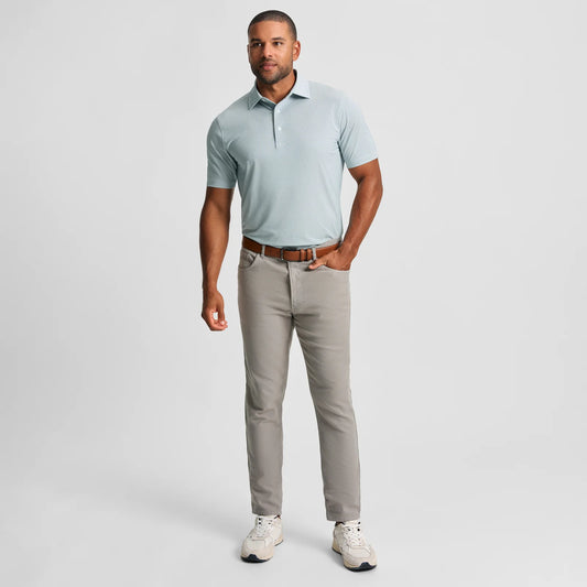 Genteal - Brick Jacquard Polo - Seabrook