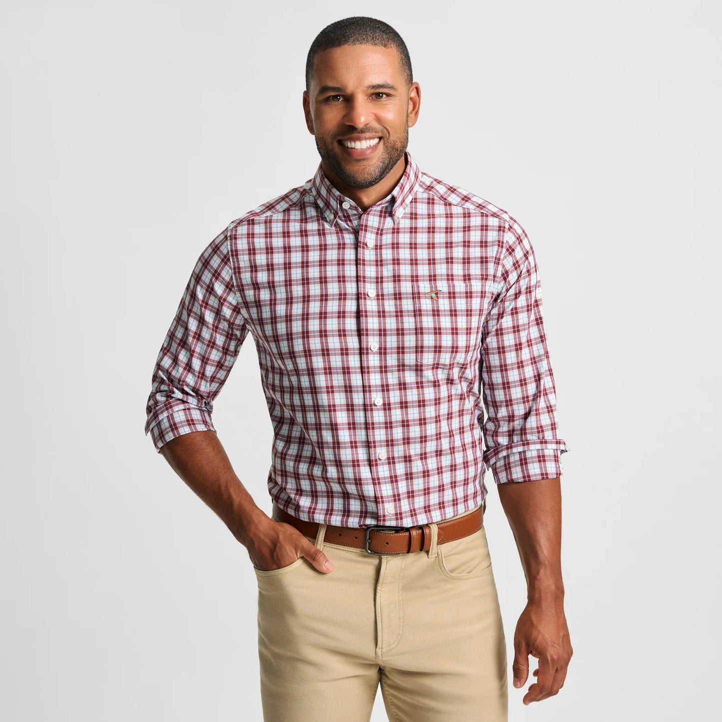 Genteal - Hansen Performance Sport Shirt - Garnet