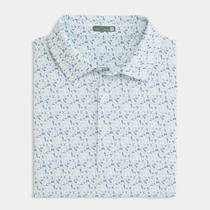 Genteal - Caddie's Choice Printed Polo - Green Bay