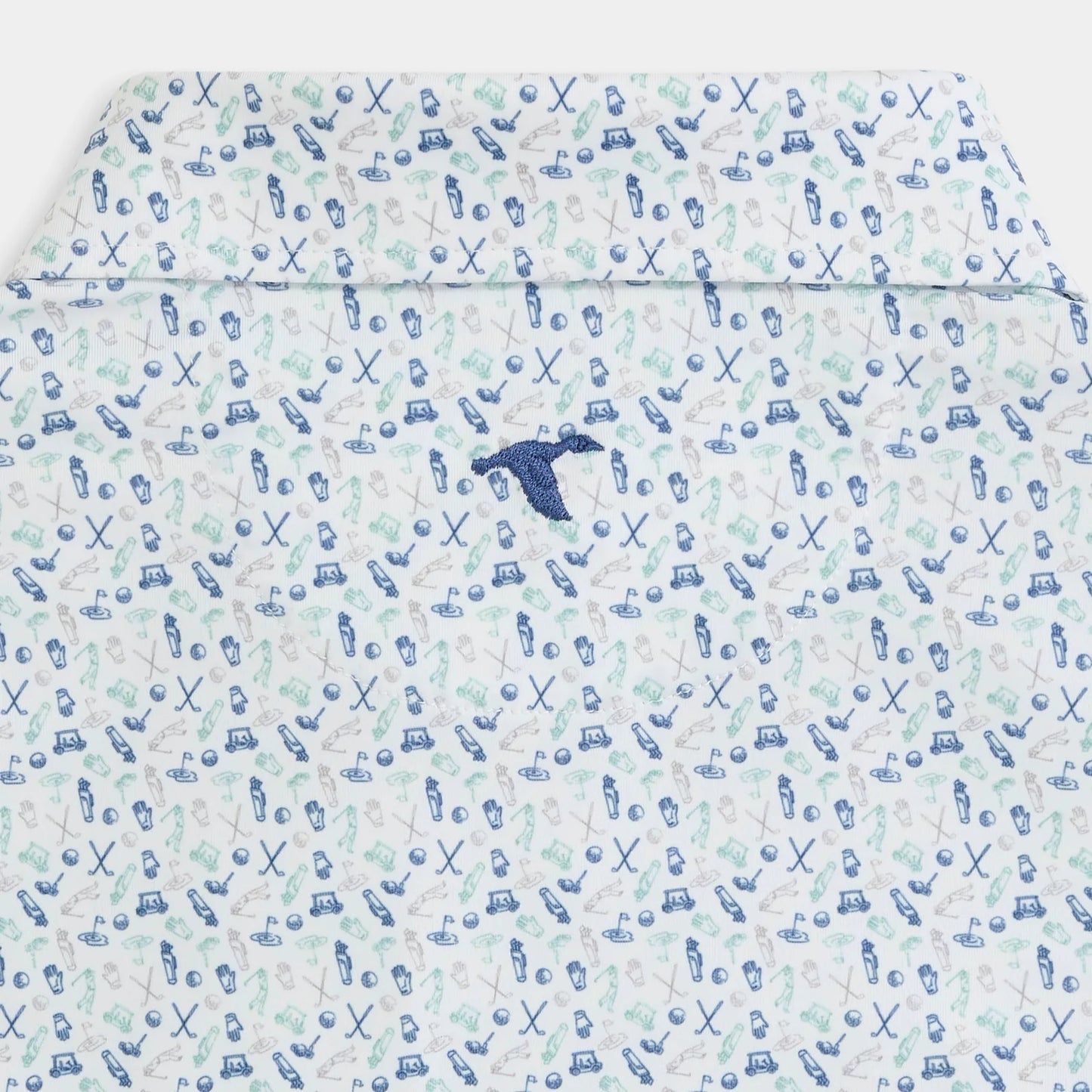 Genteal - Caddie's Choice Printed Polo - Green Bay