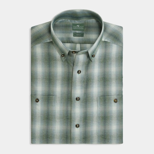 Genteal - Reese Performance Flannel - Mineral Green