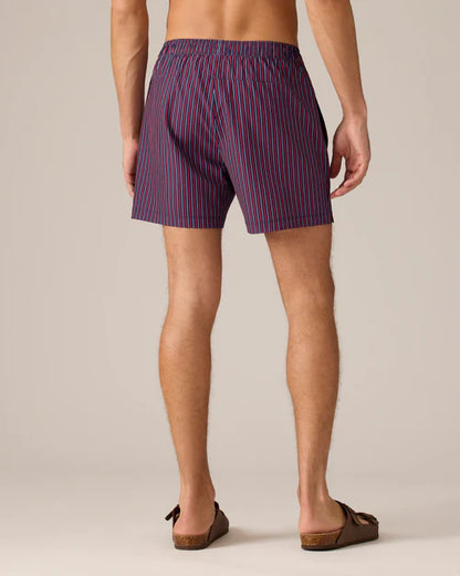 Rhone - R&R Trunk - Goji Berry/Navy/White Stripes - 5.5"