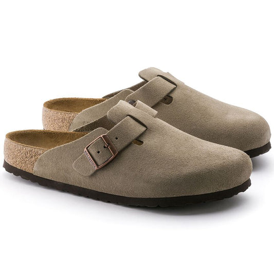 Birkenstock - Boston Soft Footed - Taupe