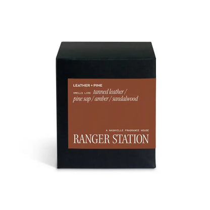 Ranger Station - 11oz Candle - Leather + Pine