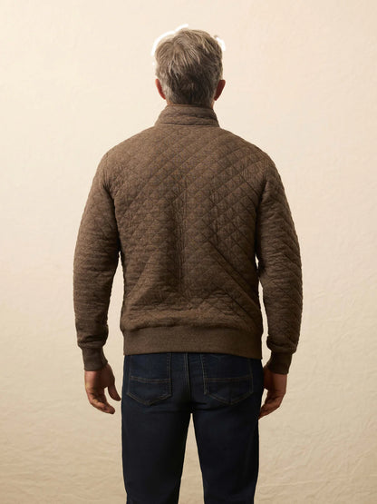 Faherty - Epic Quilted Fleece Pullover - Mountain Branch