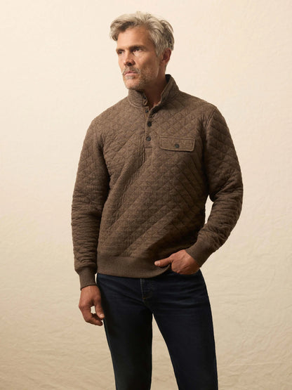 Faherty - Epic Quilted Fleece Pullover - Mountain Branch