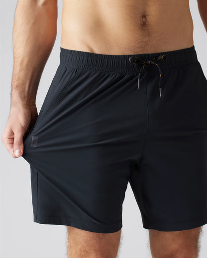 Rhone - 7" Pursuit Short Unlined - Black