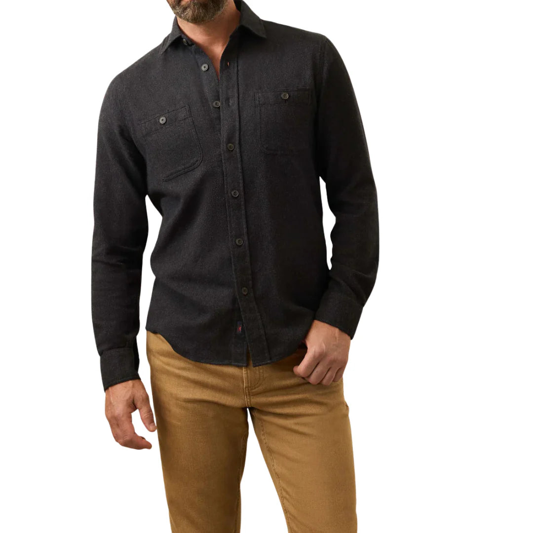 Faherty - Nazare Flannel - Salema Storm
