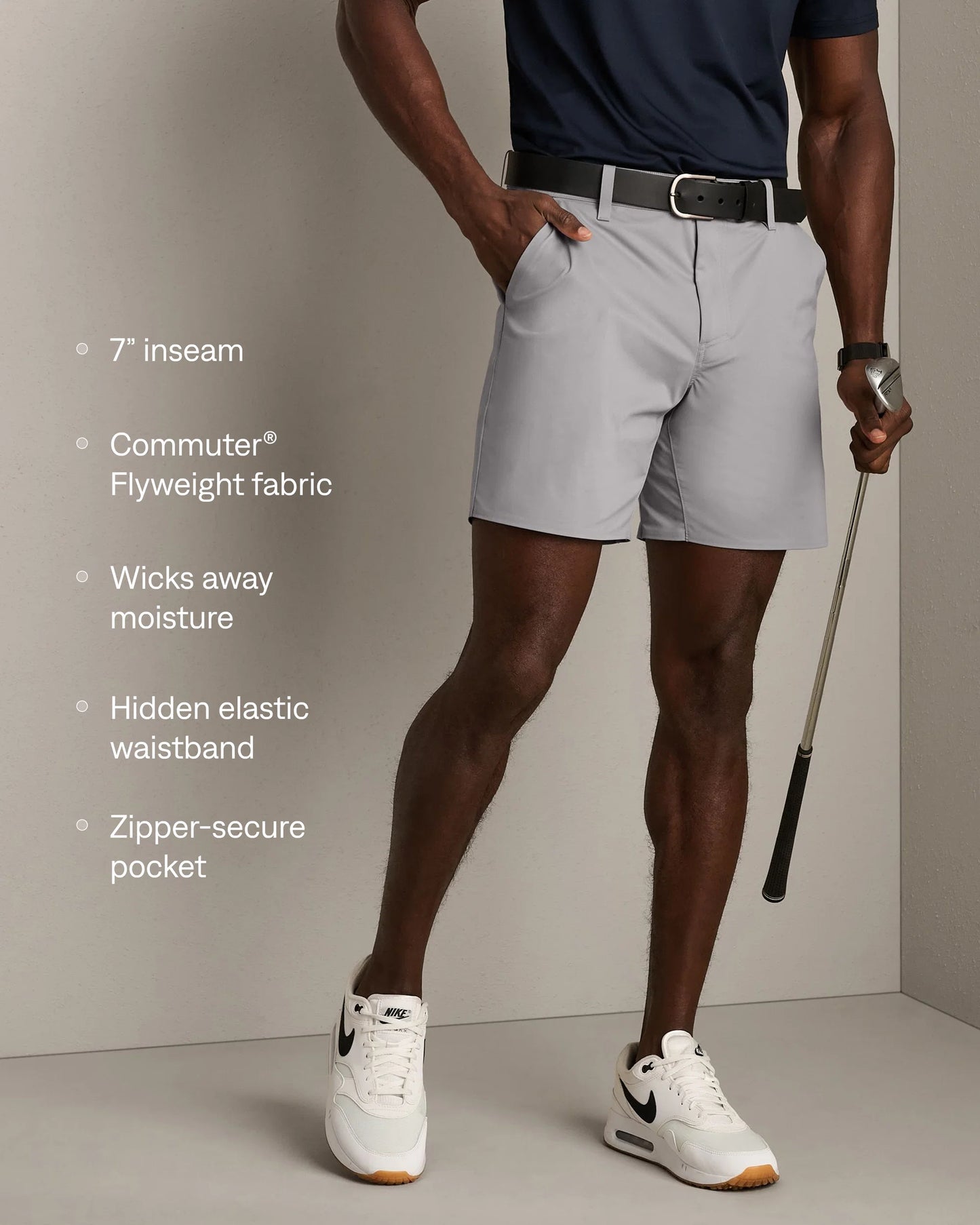 Rhone - 7" Commuter Flyweight Short - Smokey Olive