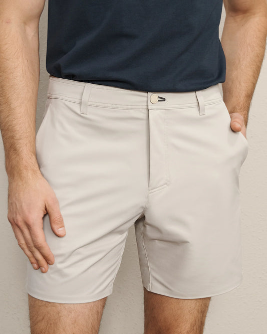 Rhone - 7" Commuter Flyweight Short - Stone
