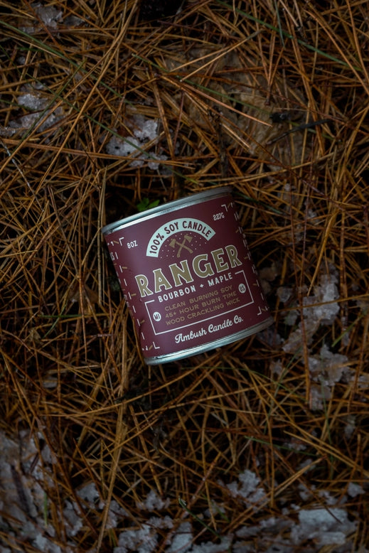 Ambush Candle Co. - Ranger - Bourbon & Maple - 8oz. Soy Candle