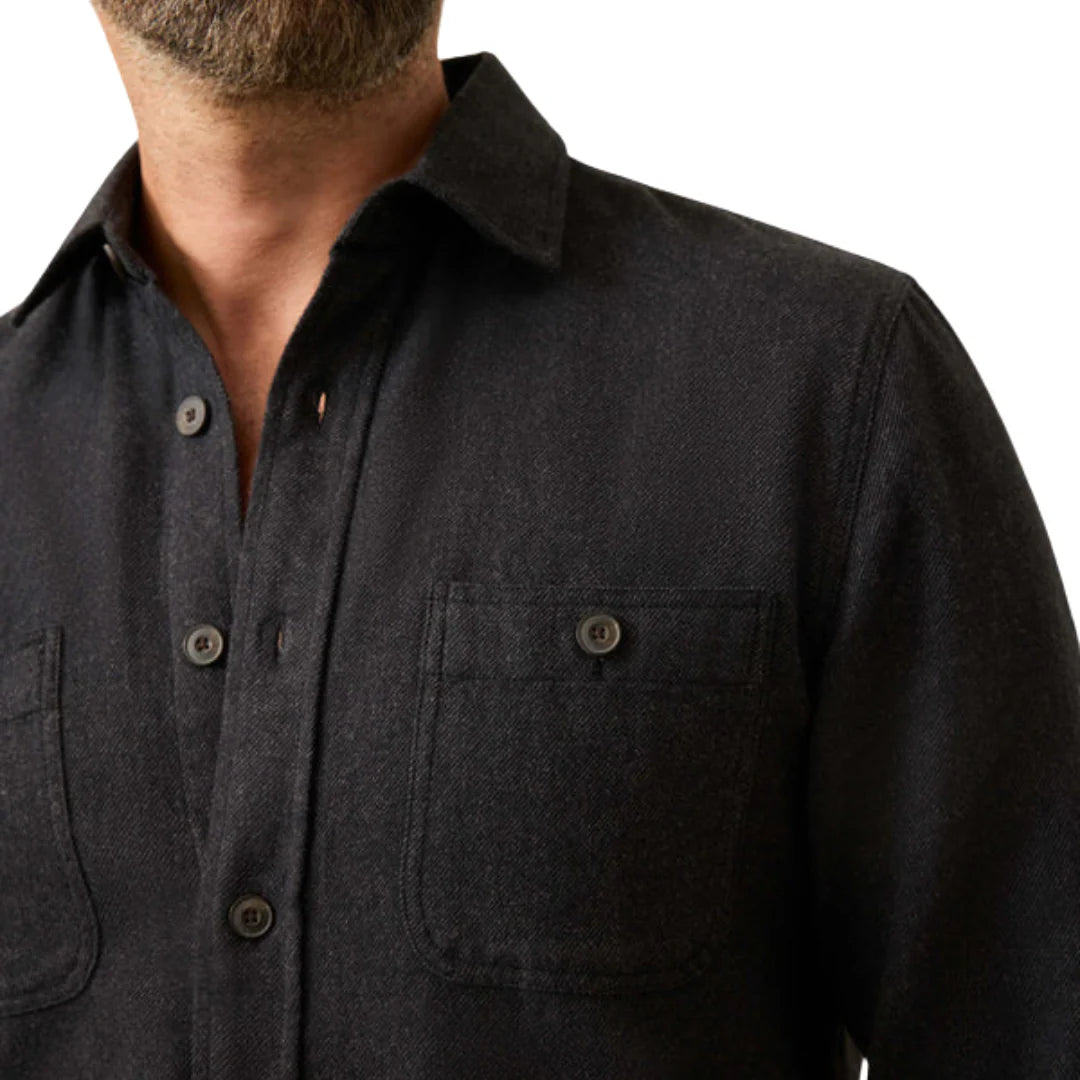 Faherty - Nazare Flannel - Salema Storm
