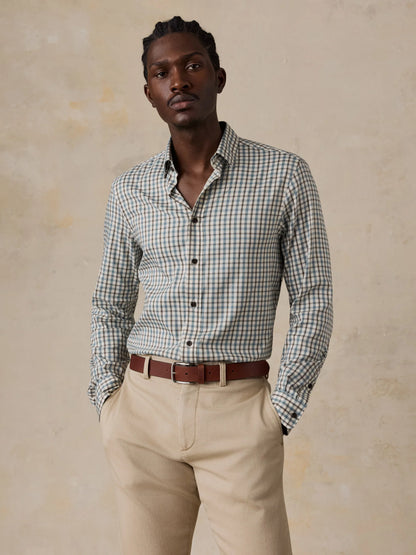 Faherty - Soft Twill Movement Shirt - Burr Oak Gingham