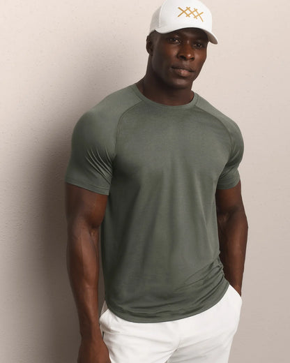 Rhone - Atmosphere Tee - Olive Shadow