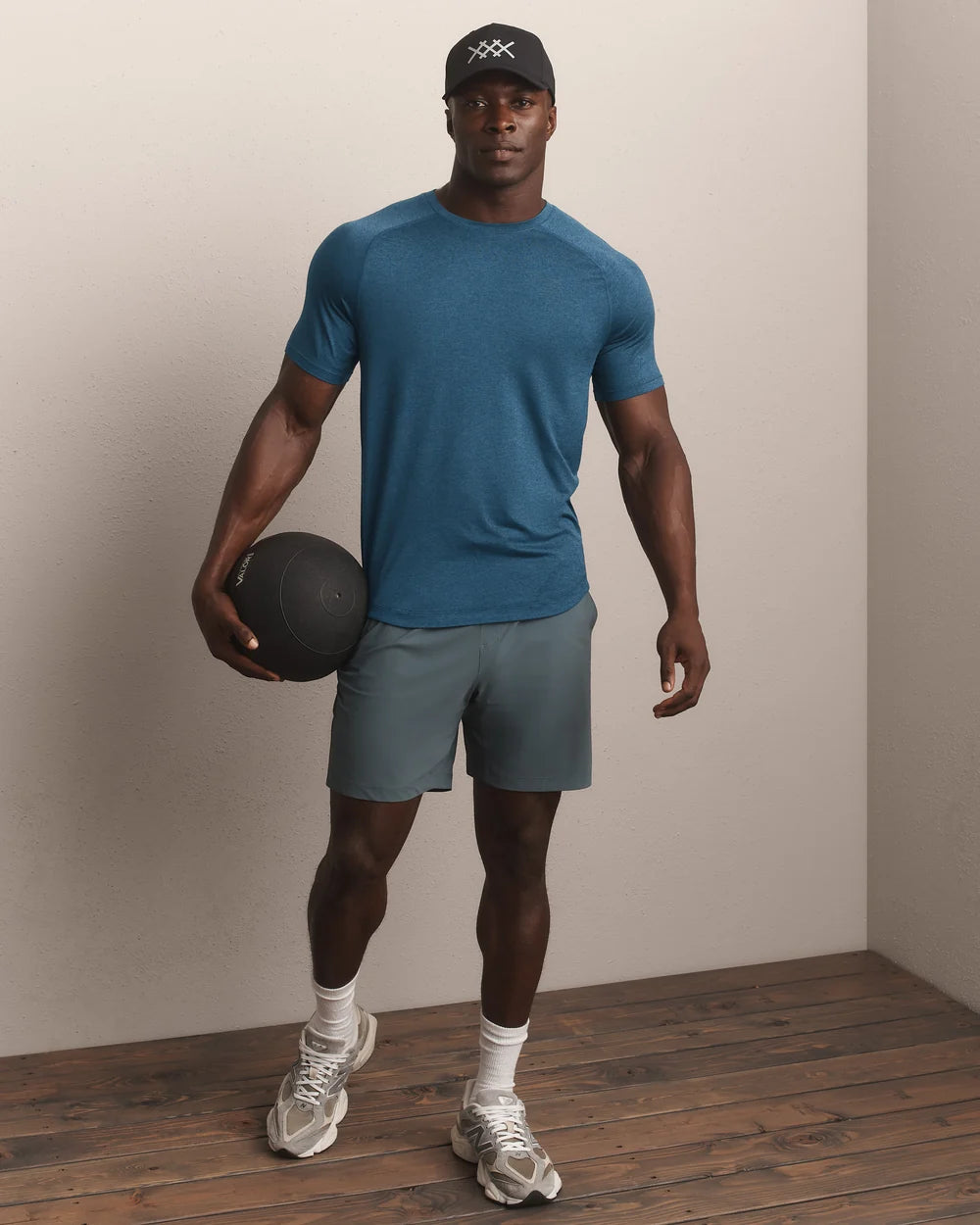 Rhone - Atmosphere Tee - Shadow Blue Heather