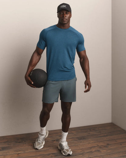 Rhone - Atmosphere Tee - Shadow Blue Heather