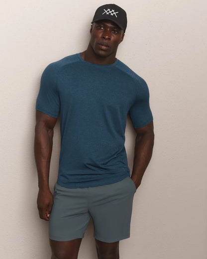 Rhone - Atmosphere Tee - Shadow Blue Heather