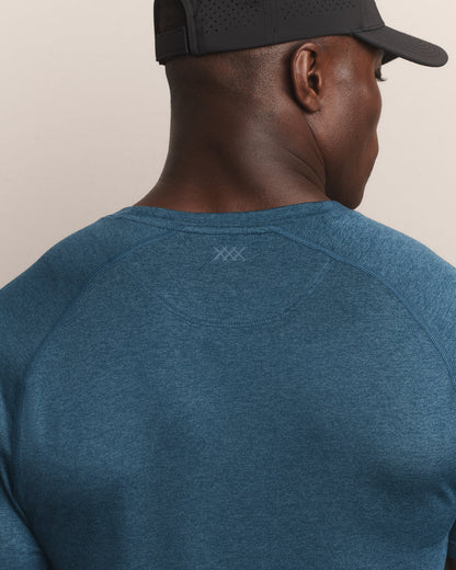 Rhone - Atmosphere Tee - Shadow Blue Heather