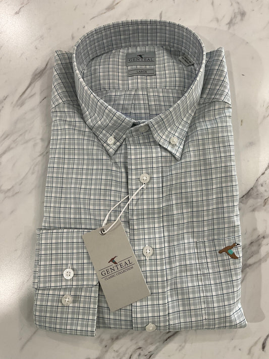 Genteal - Breneman Cotton Blend Sport Shirt - Arctic