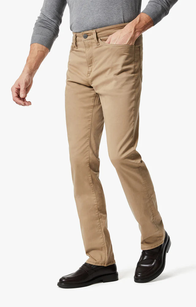 34 Heritage - Charisma Relaxed Straight Pants - Khaki Twill