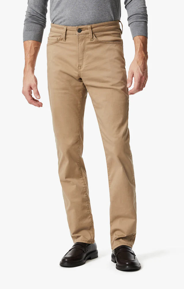 34 Heritage - Charisma Relaxed Straight Pants - Khaki Twill