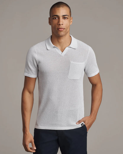 Rhone - Coastal Johnny Collar Polo - Sleet Gray