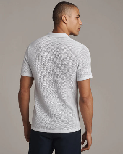 Rhone - Coastal Johnny Collar Polo - Sleet Gray
