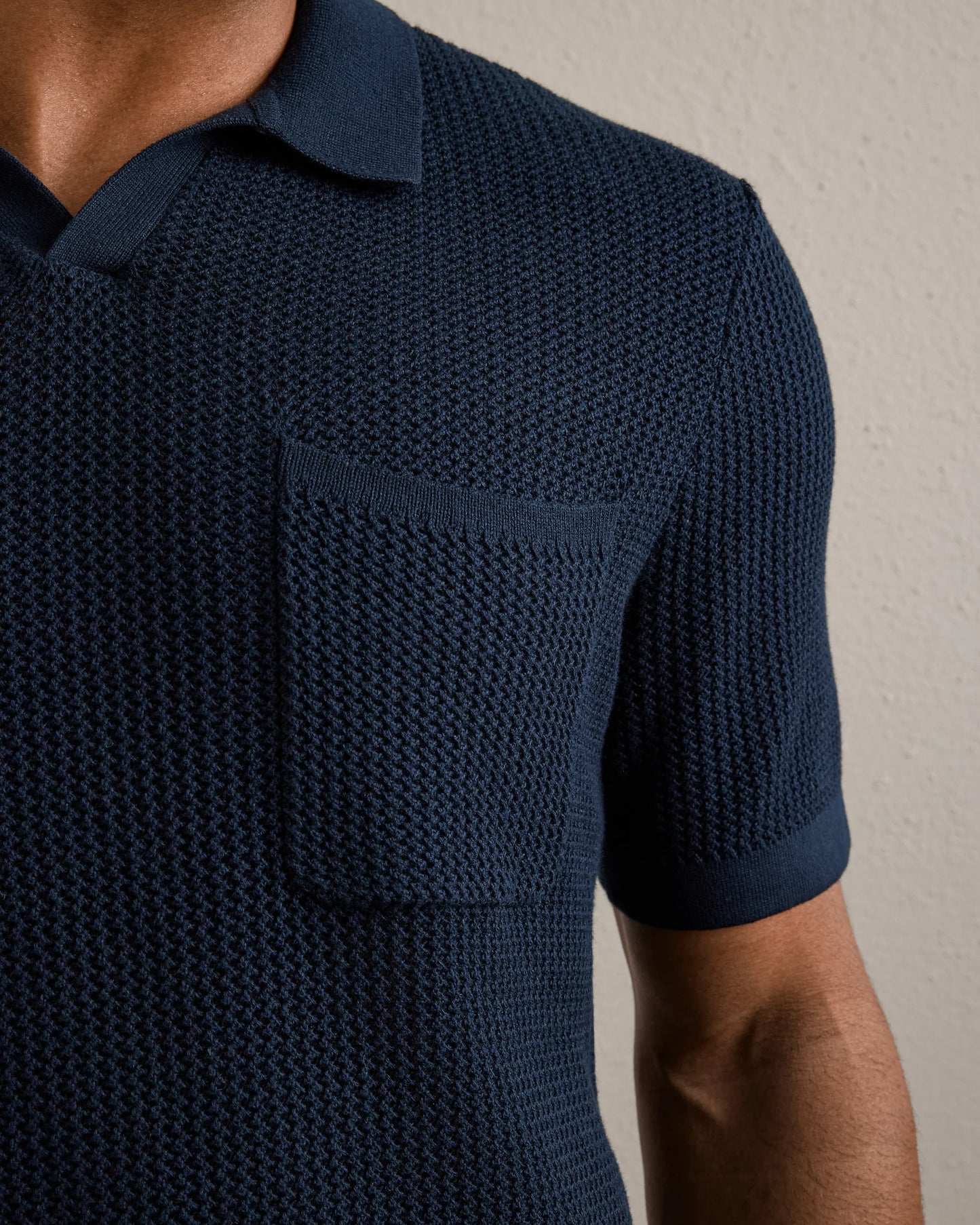 Rhone - Coastal Johnny Collar Polo - True Navy
