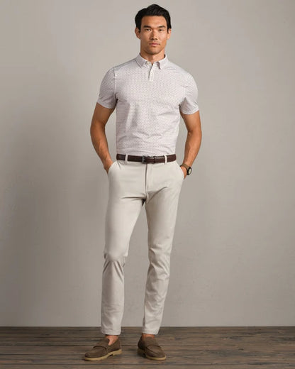 Rhone - Commuter Polo - Bone Foulard