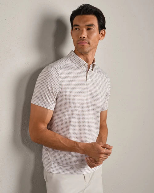 Rhone - Commuter Polo - Bone Foulard