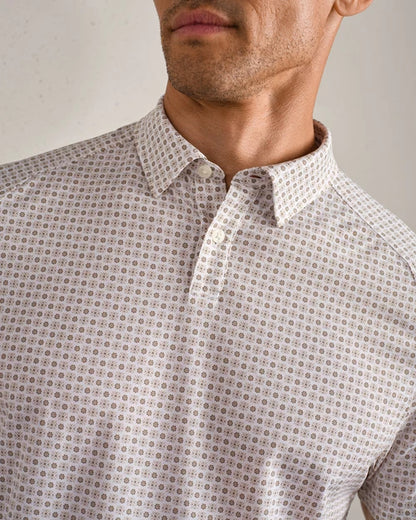 Rhone - Commuter Polo - Bone Foulard